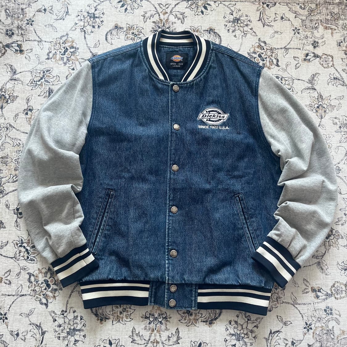 디키즈 데님 배색 스타디움 자켓 상품이미지1