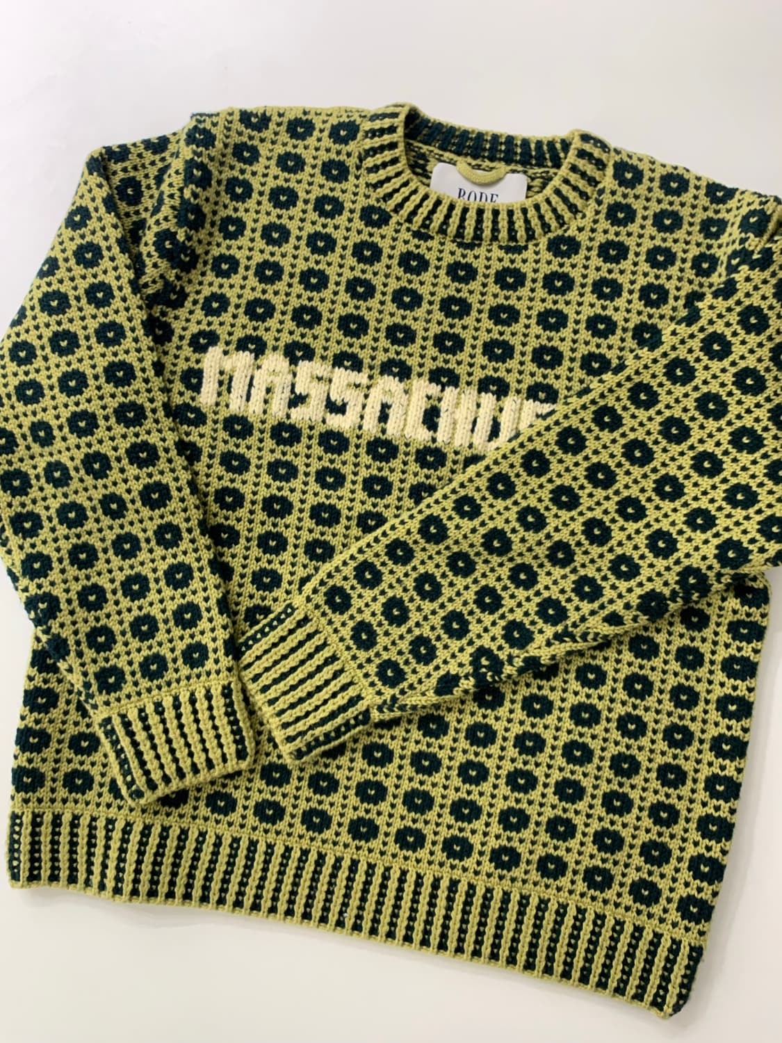 Bode Massachusetts 보디 니트 L/XL 상품이미지2