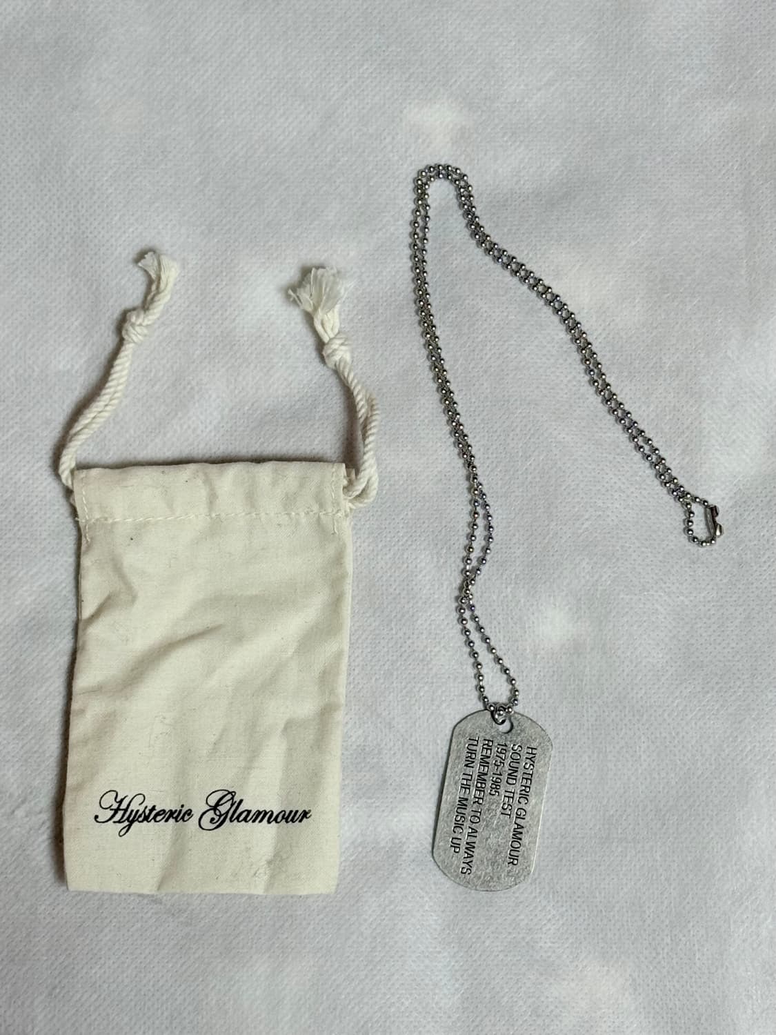 히스테릭 글래머 기타 걸 볼체인 목걸이 상품이미지2