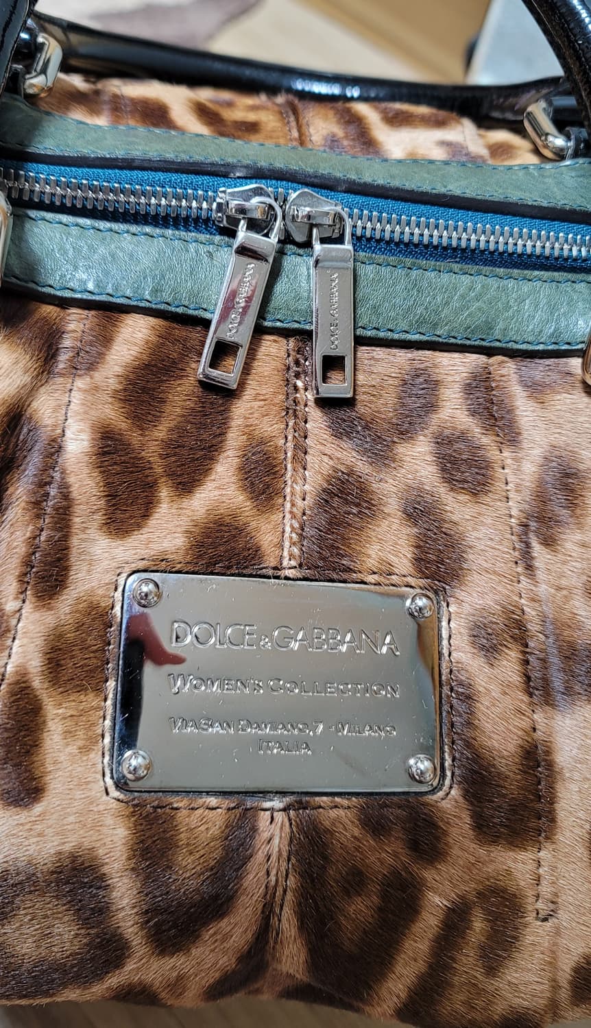 돌체앤가바나 레오파드 송치  토트백 상품이미지3