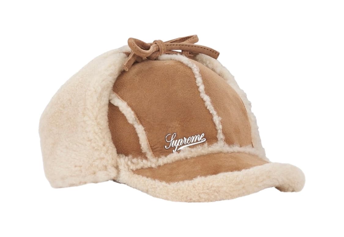 슈프림 셔링 라인드 이어플랩 캡 탄 - 25FW 상품이미지2