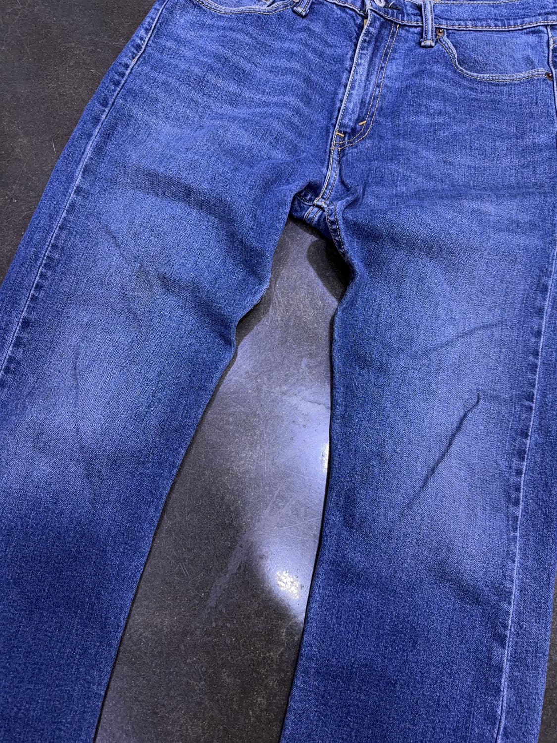 리바이스 513 슬림 스트레이트핏 중청 워싱 데님팬츠 32 상품이미지5