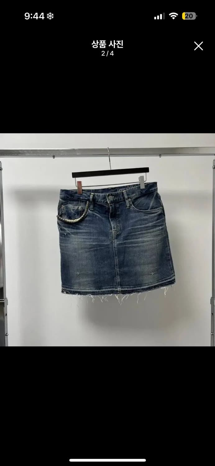 히스테릭 글래머 데님 스커트 상품이미지2