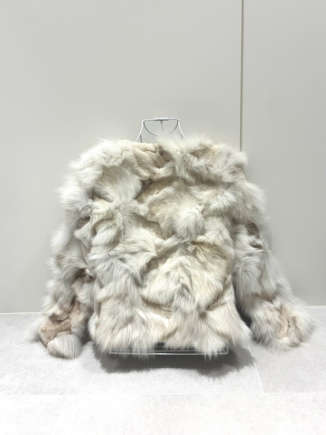 화이트 폭스퍼 자켓 상품이미지3