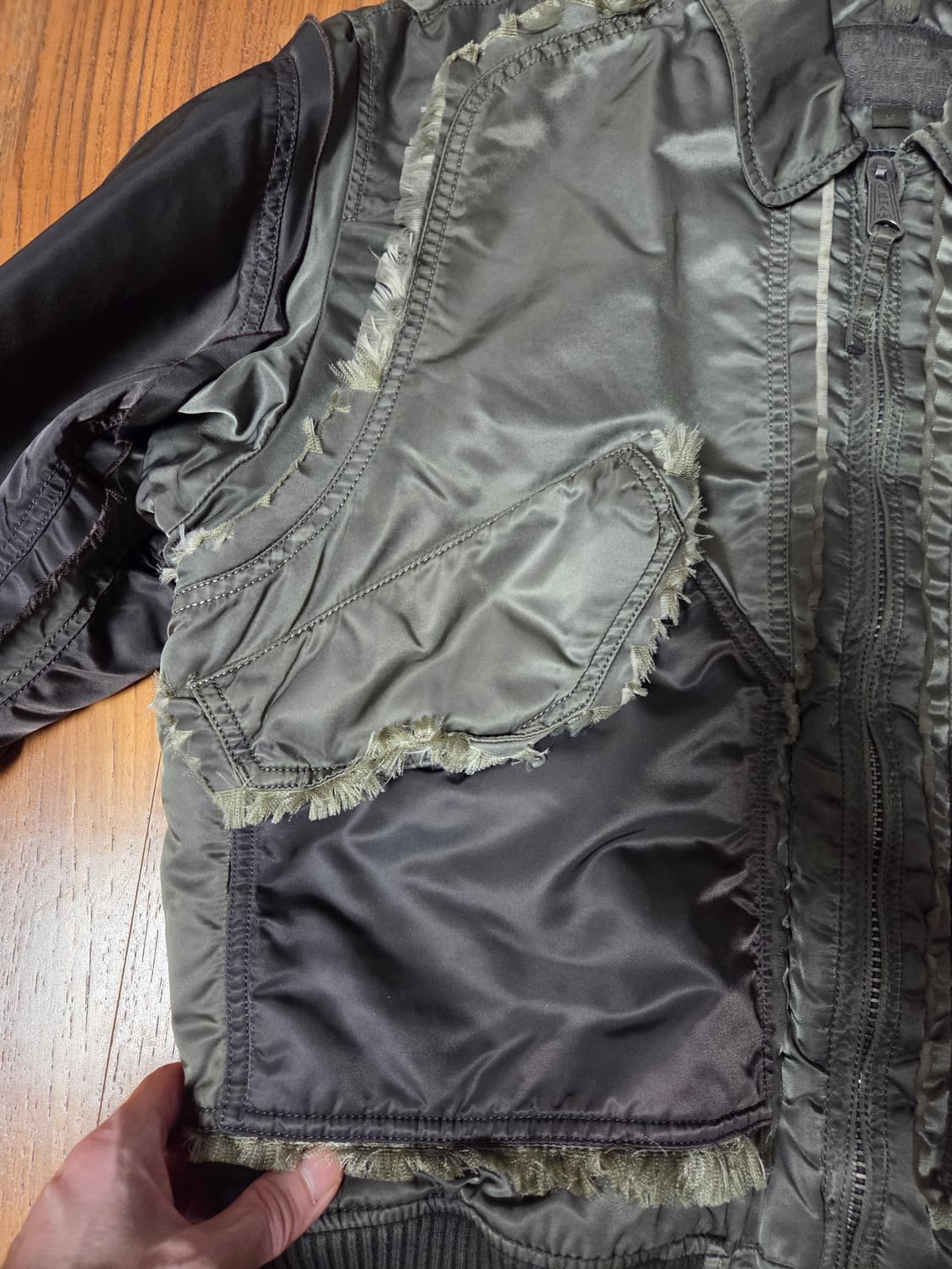 알파인더스트리 MISBHV 콜라보 항공 점퍼 상품이미지4