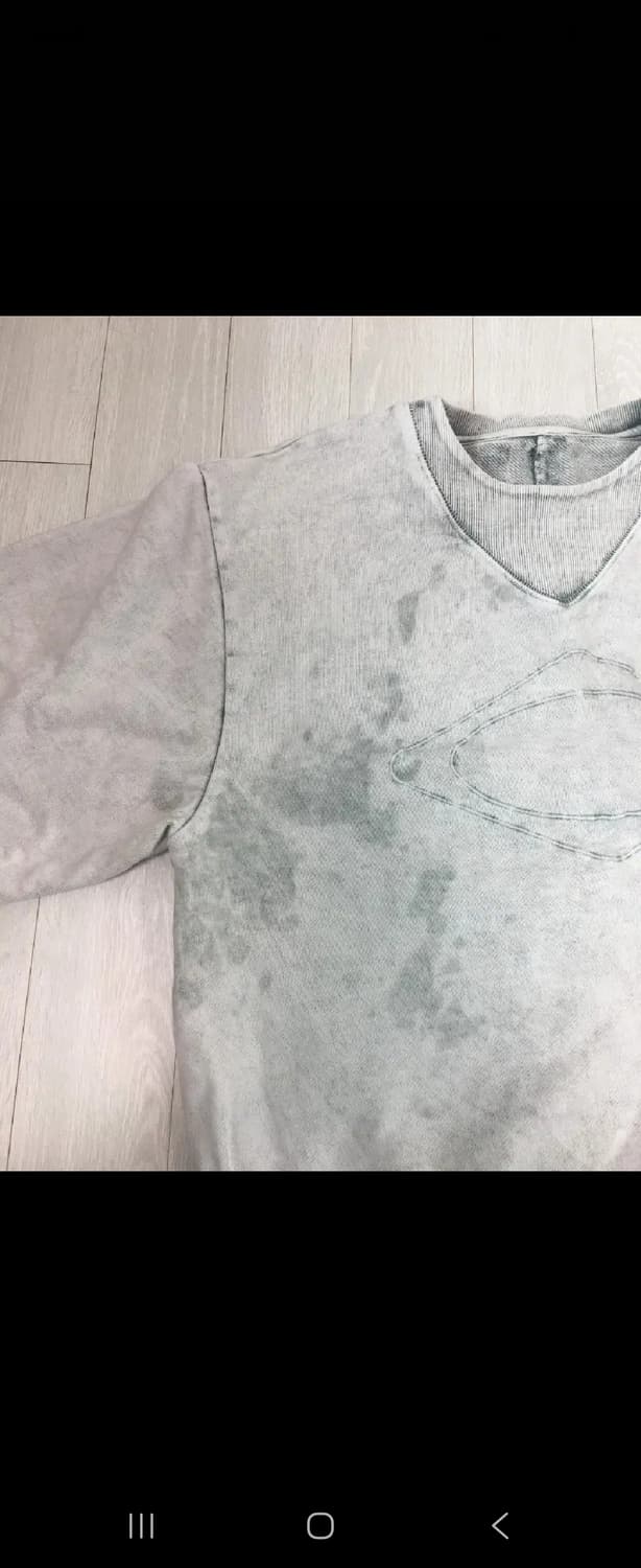 미스치프 가제트 크루넥 스웨트셔츠 블리치드 카키 맨투맨 상품이미지2