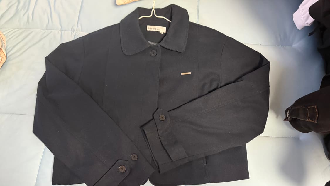 미세키서울 Miseki round collar jacket navy 상품이미지1