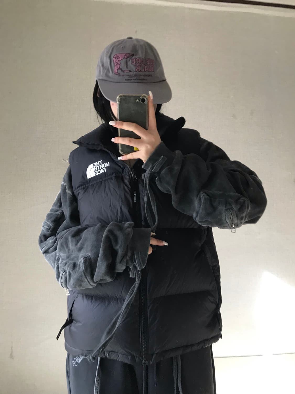 노페 700 눕시 블랙 조끼패딩 상품이미지5