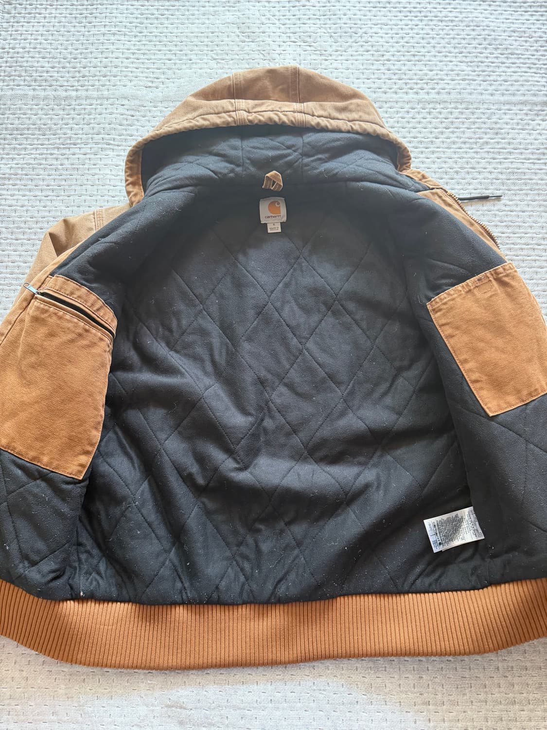 [S] 칼하트 j130 샌드스톤 덕 액티브 자켓 상품이미지3