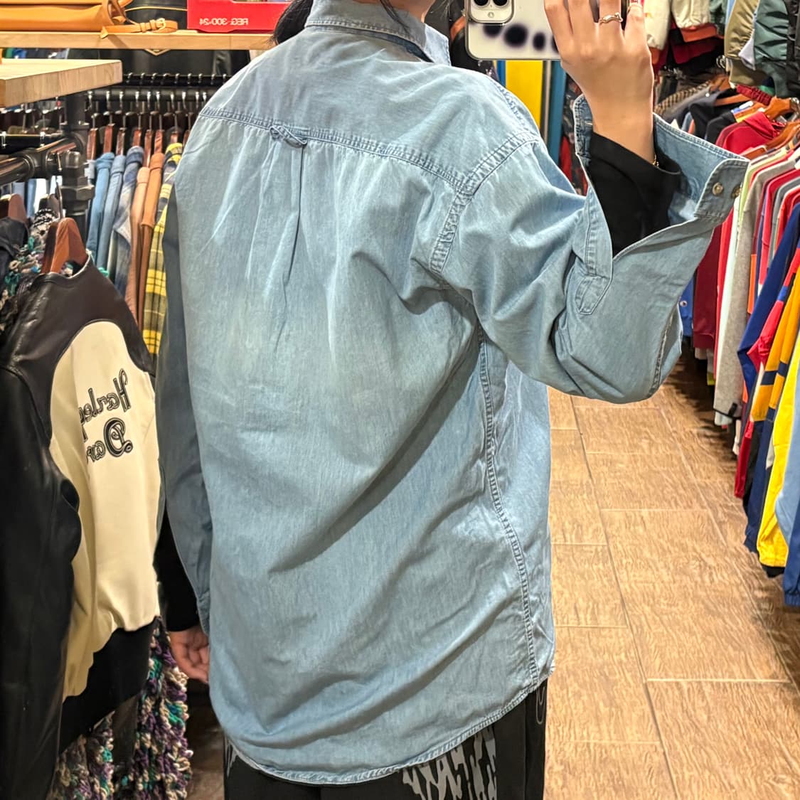 [HI] Carhartt 데님셔츠 연청 상품이미지5