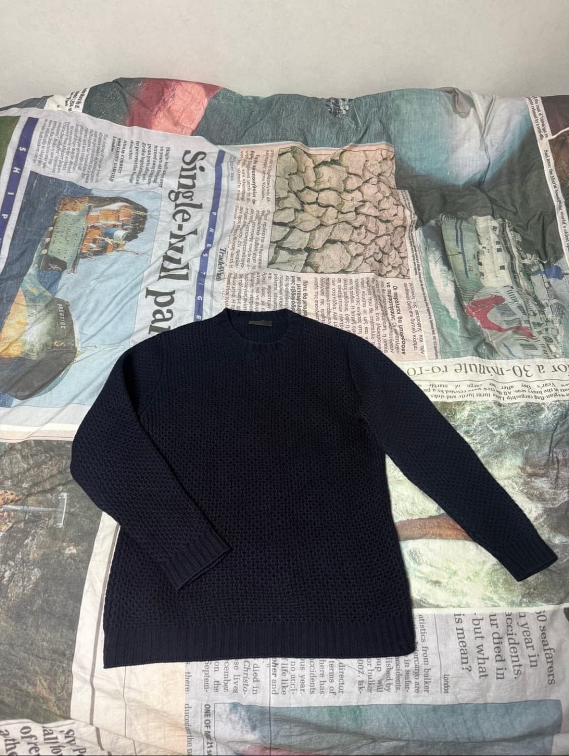 Prada navy knit 52 상품이미지3
