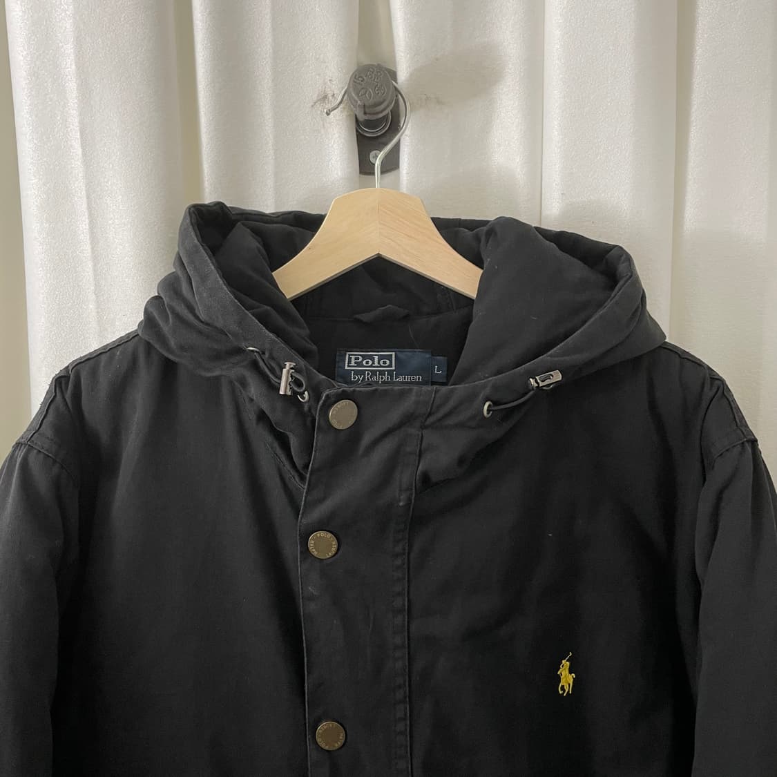 폴로 블랙 후드 자켓 상품이미지3
