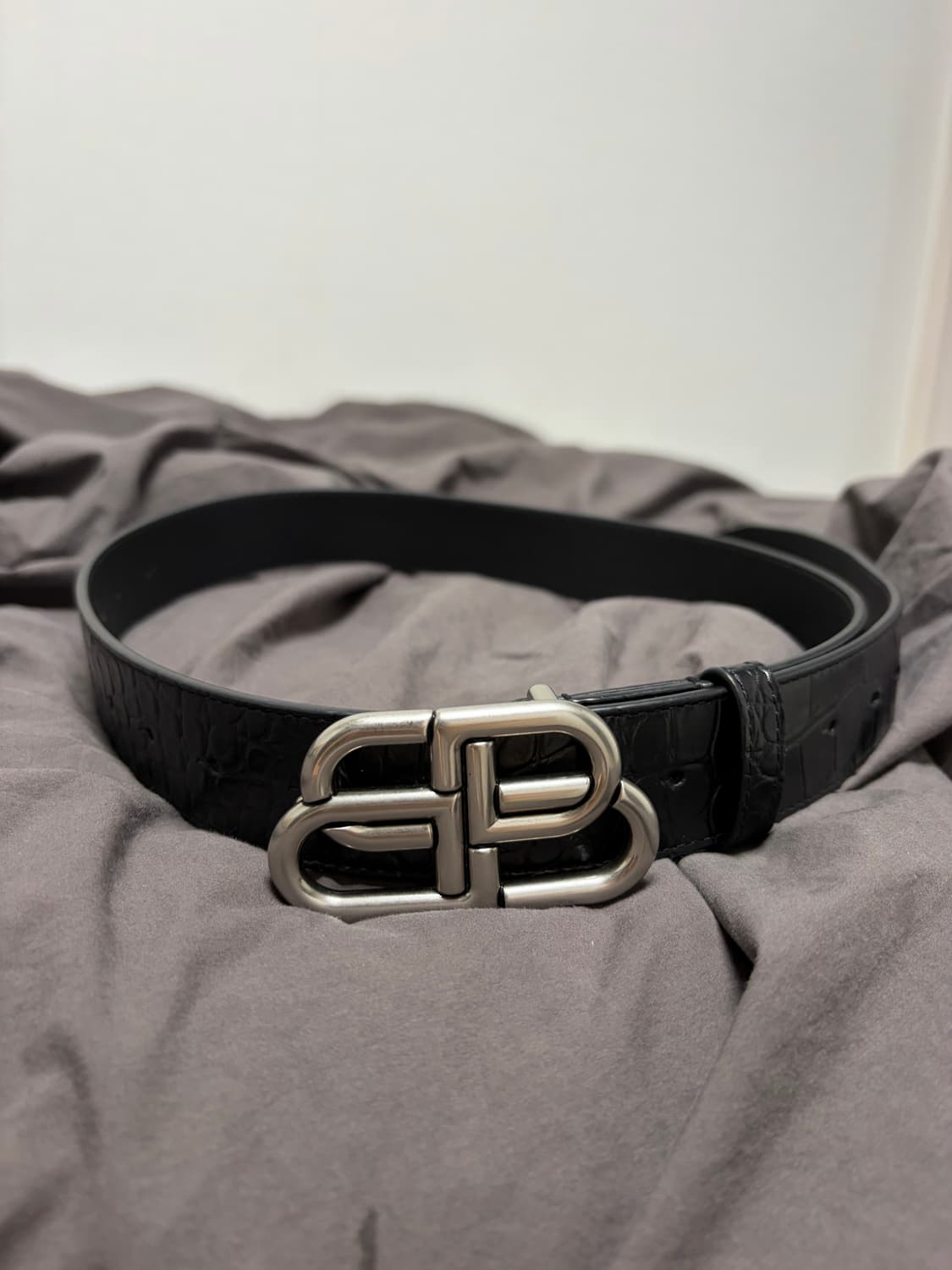 발렌시아가 BB벨트 크로커다일 95 사이즈 상품이미지3