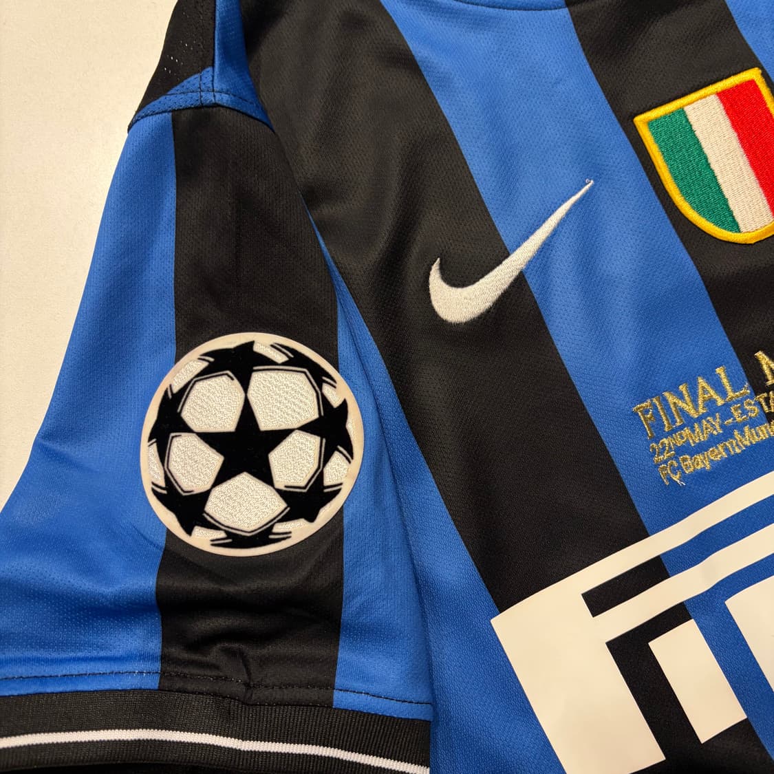 [M] 나이키 09-10 인터밀란 유니폼 반팔 블루 D397 상품이미지4