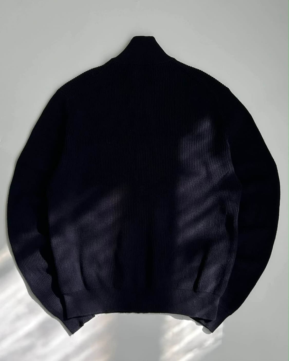 [M] 폴로 랄프로렌 신형 라벨 립 코튼 니트 집업 가디건 상품이미지2