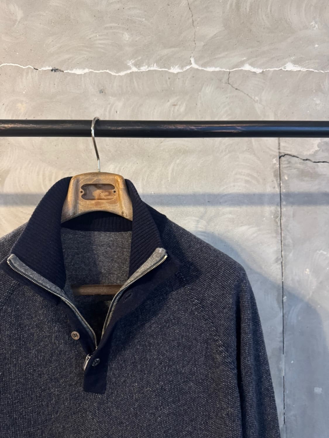 에르메네질도 제냐 짚업 니트 100 상품이미지4