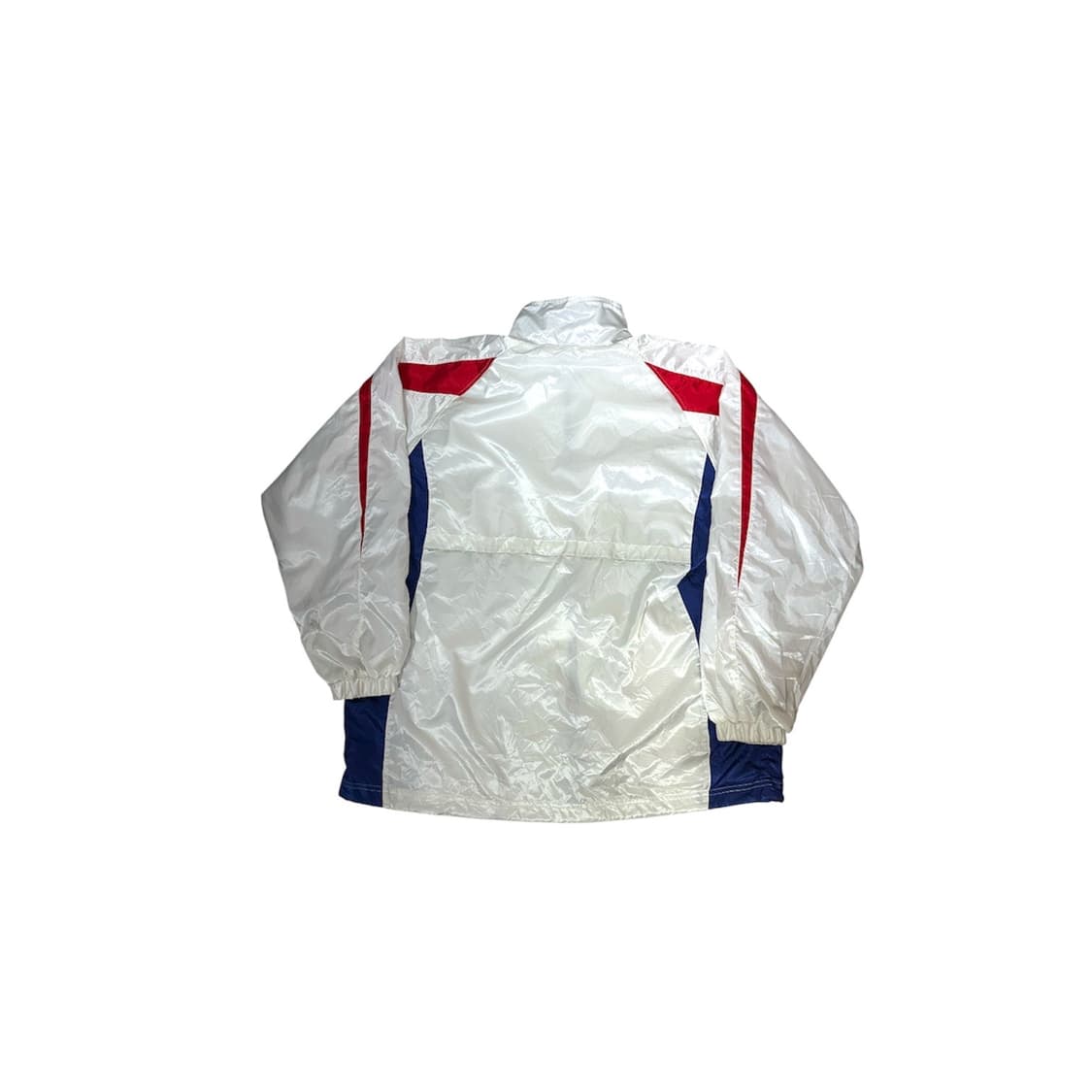 미즈노 화이트 오버핏 사이드 라인 바람막이 자켓 L 상품이미지6