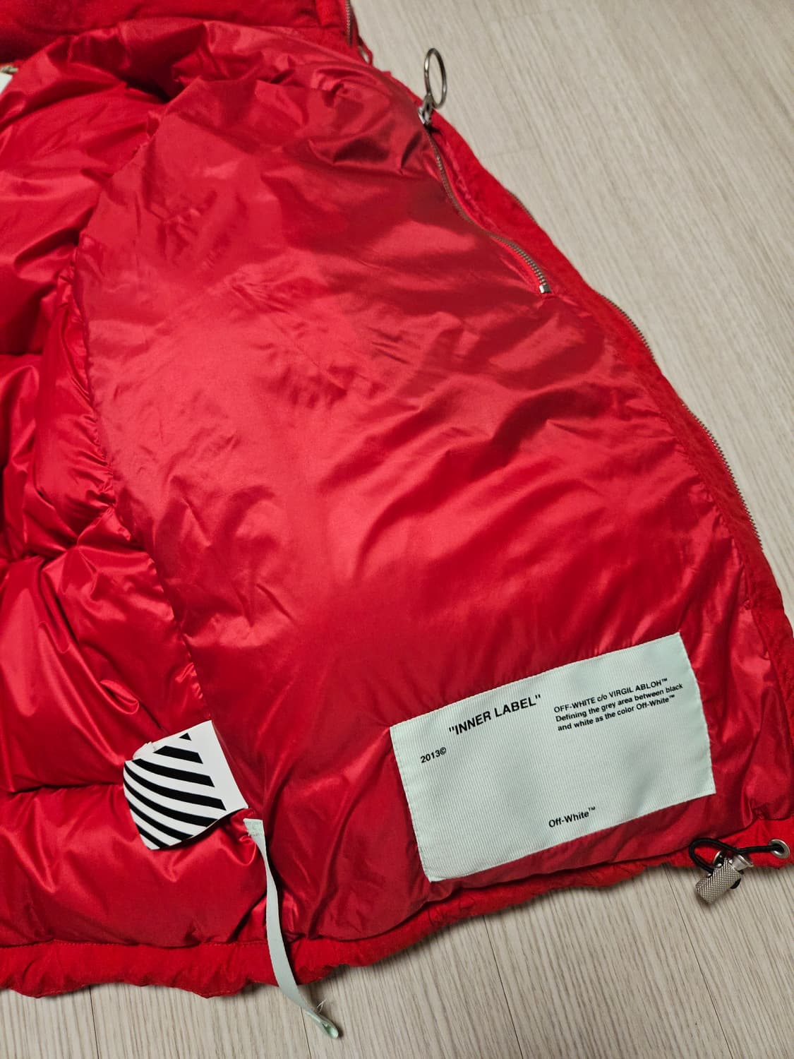 오프화이트 18FW 숏패딩  상품이미지5