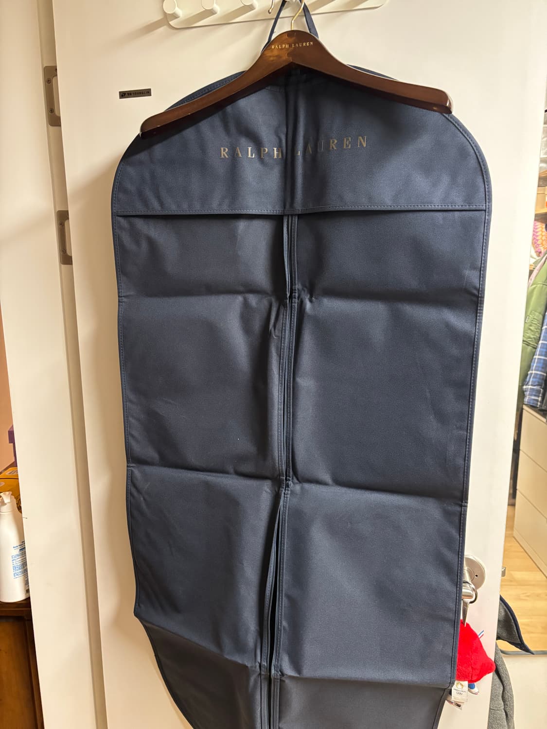 [38R] 폴로랄프로렌 헤링본 발마칸코트 블랙/크림 상품이미지9