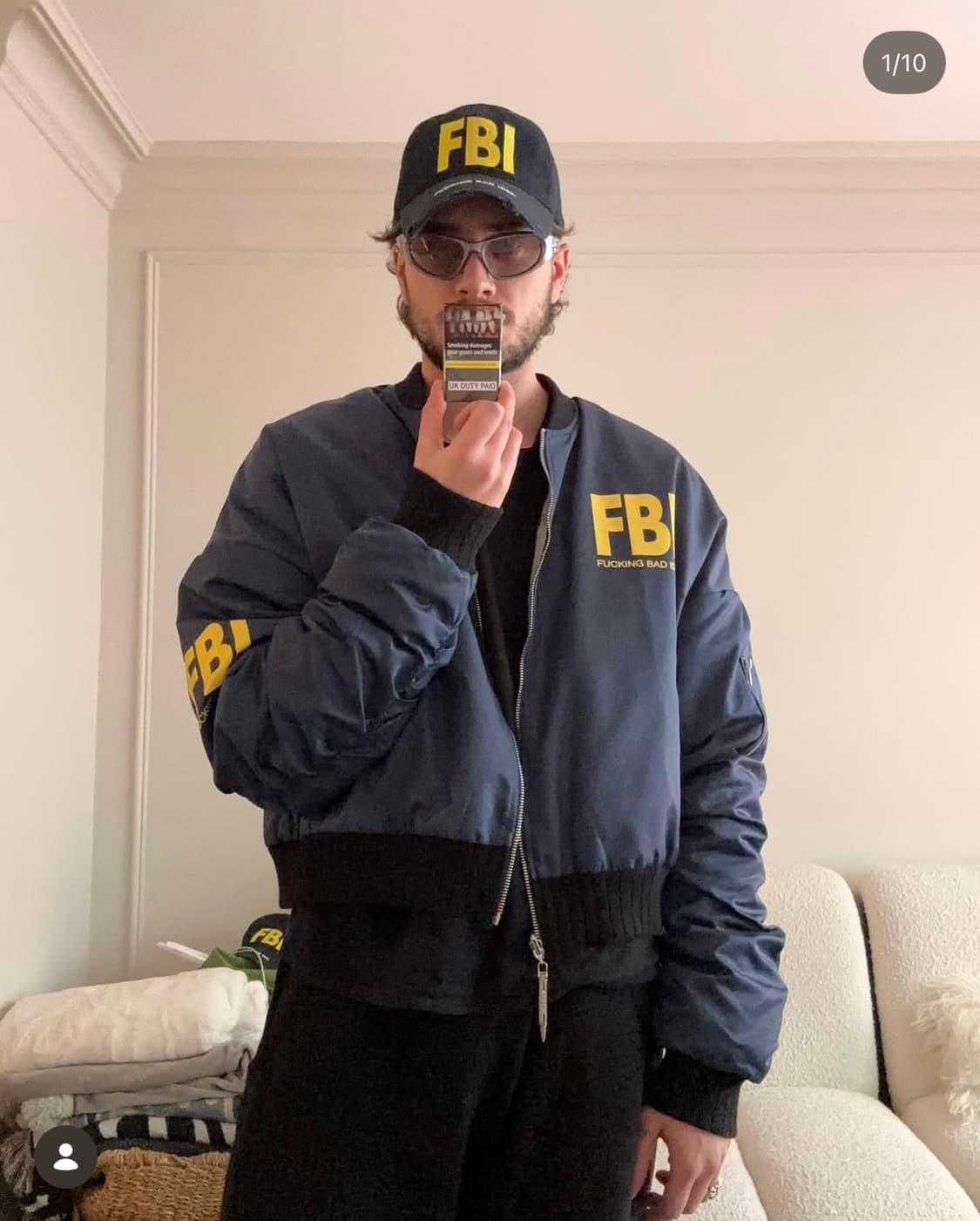 OUTLW reversible FBI bomber 상품이미지1