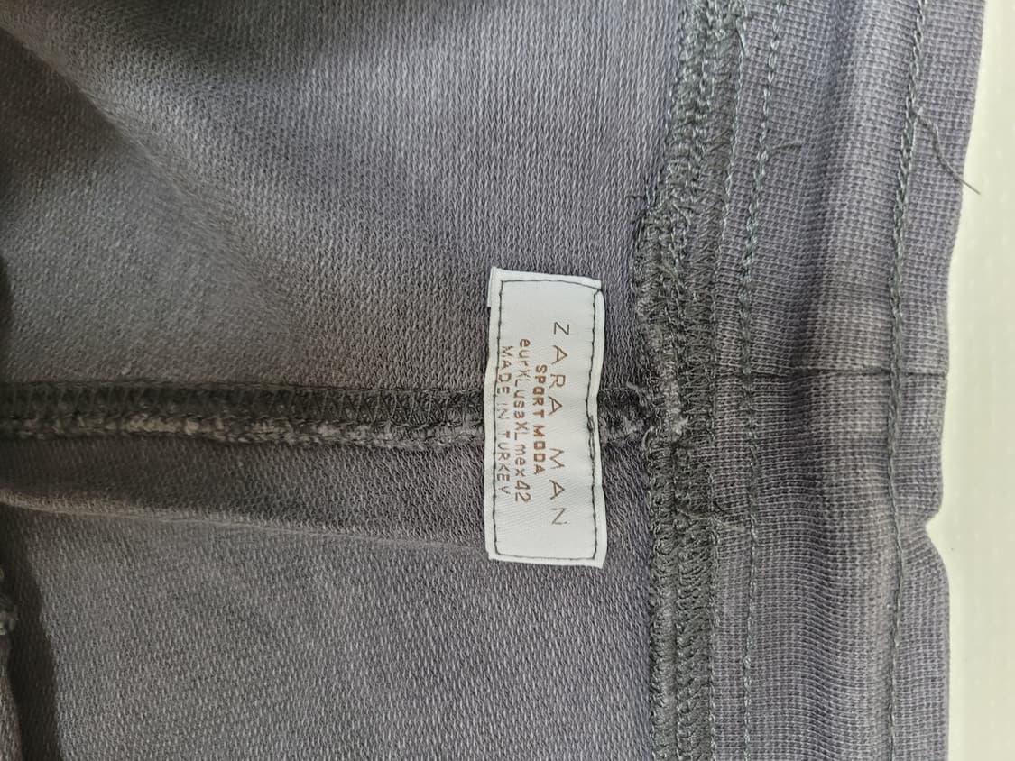 ZARAMAN 스웻 배기팬츠 38 사이즈 다크그레이 상품이미지6