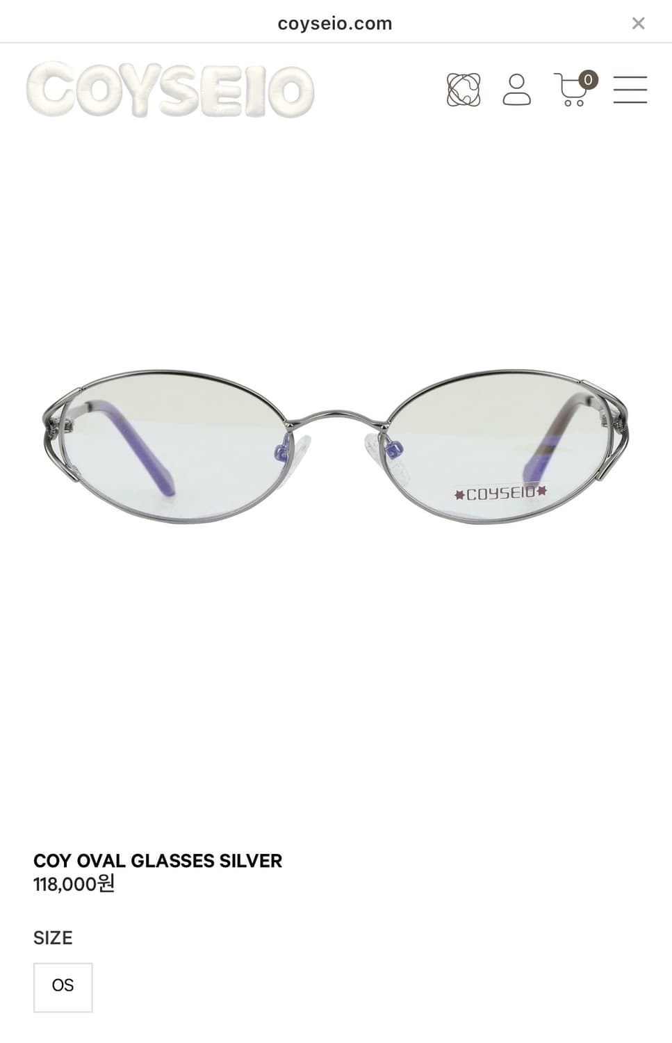 코이세이오 안경 상품이미지1