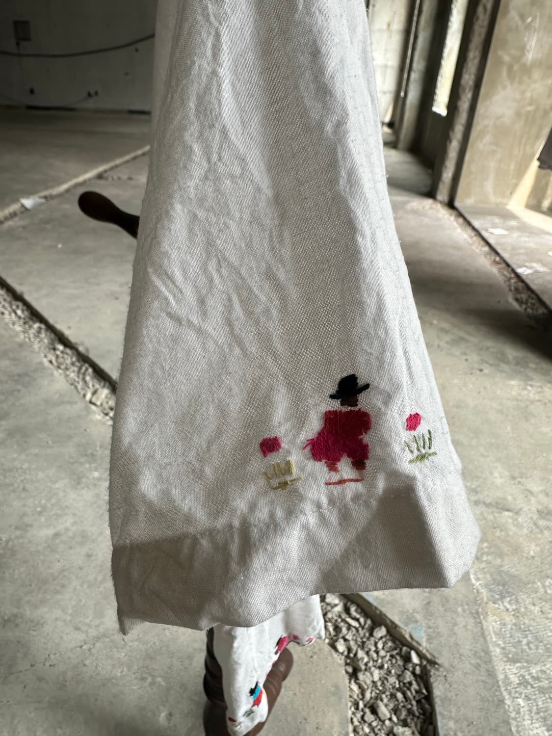 빈티지 패치워크 자수셔츠 히피 보시크 상품이미지3