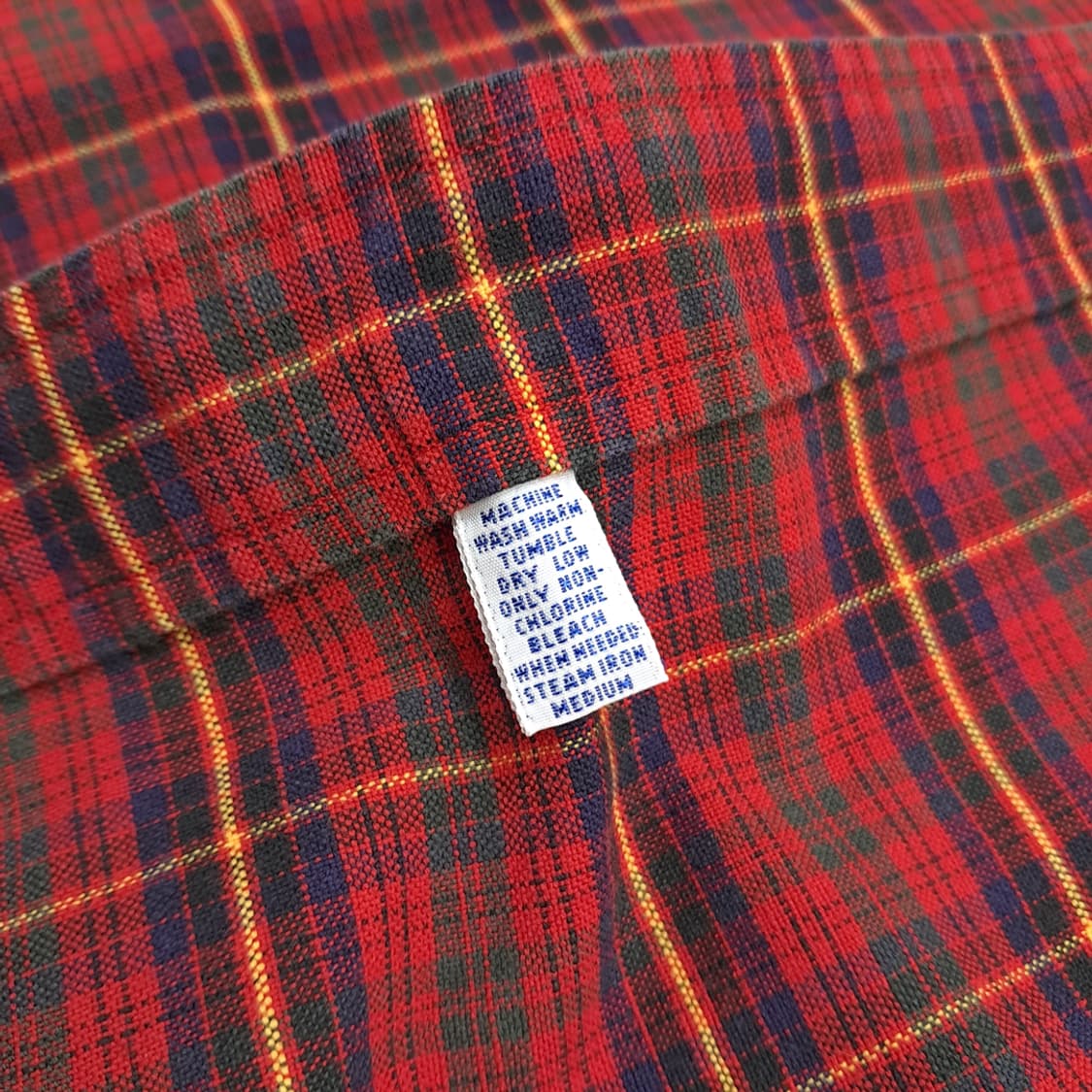 CN659 L 폴로 랄프로렌 빅셔츠 옥스포드 레드타탄체크 긴팔 셔츠 남방 상품이미지7