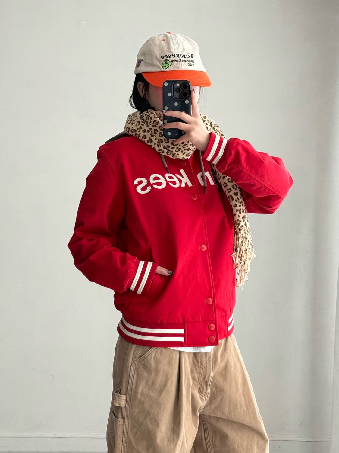 엠엘비 양키즈 레드 바시티 자켓 상품이미지2