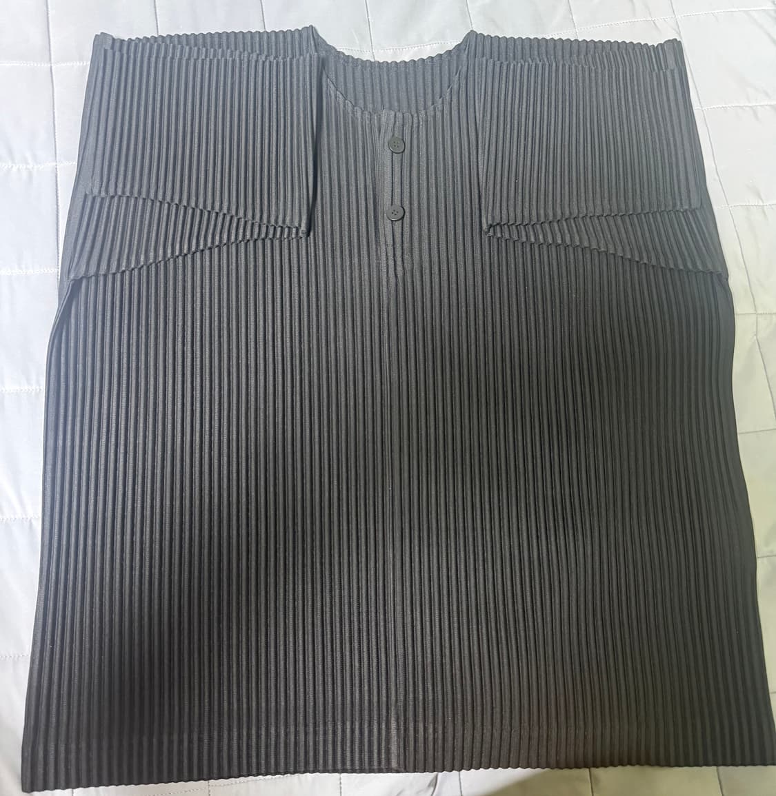 옴므플리세 헨리넥티셔츠 블랙 2사이즈 상품이미지1