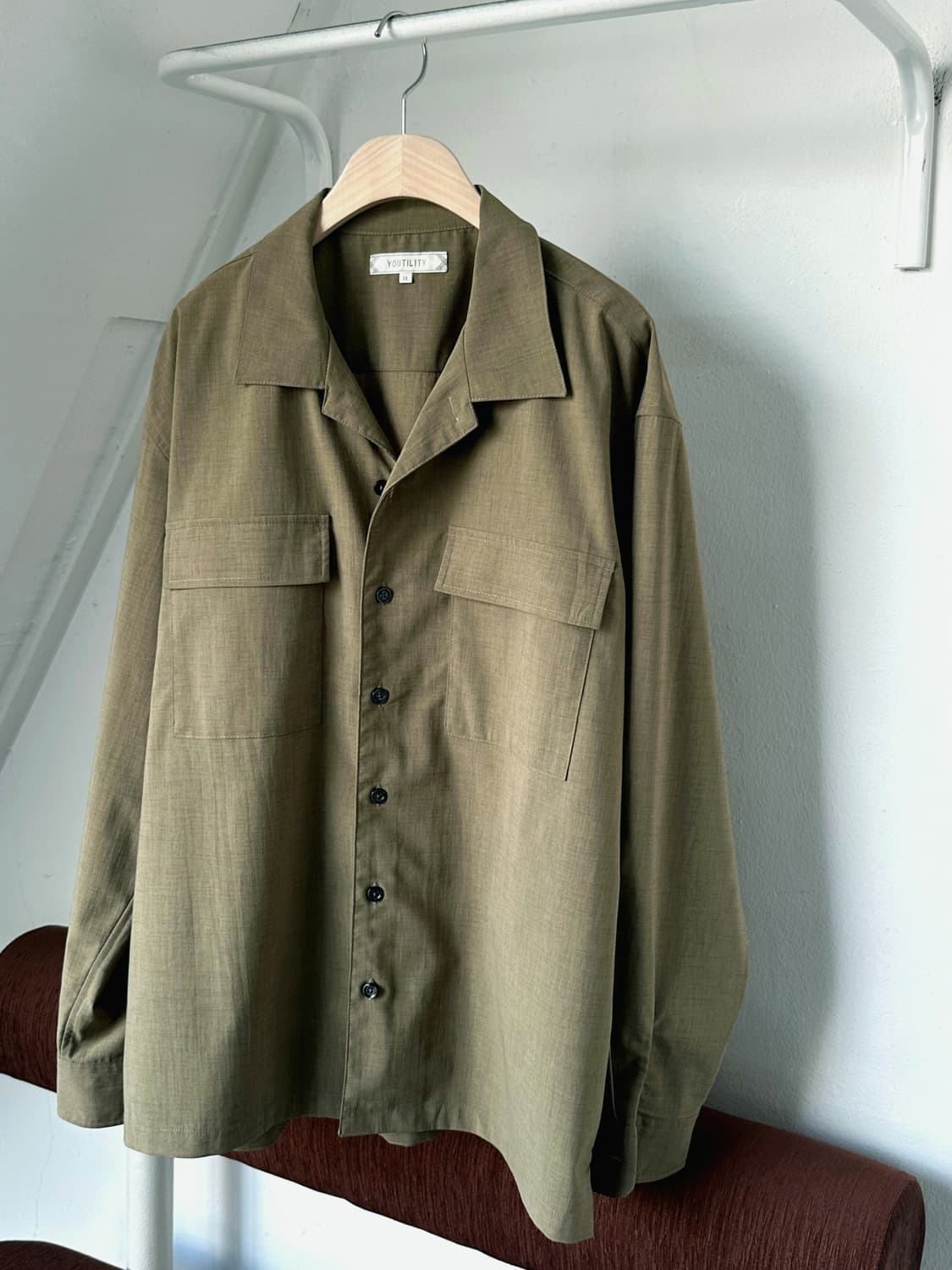 Light poly design CPO shirt 상품이미지6