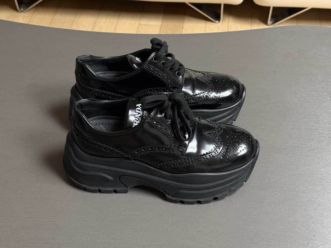프라다 청키 스니커즈 블랙(240사이즈) 상품이미지7