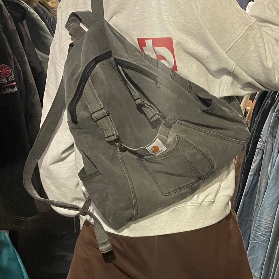 [IM] carhartt 칼하트 리메이크 그레이 백팩 상품이미지3