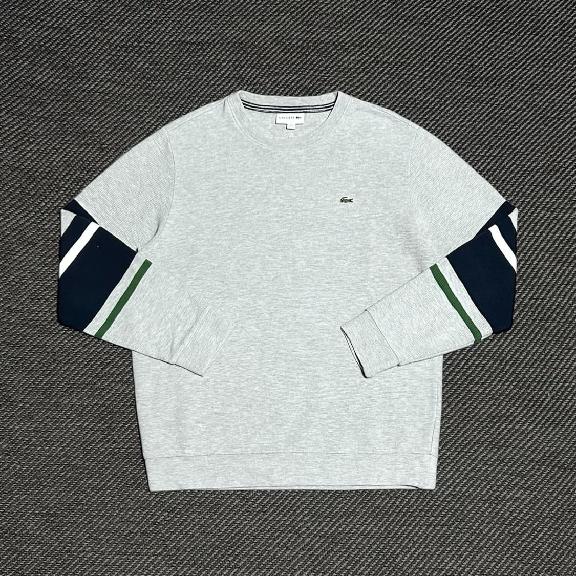 [M] Lacoste 라코스테 신형 컬러블럭 맨투맨 상품이미지1