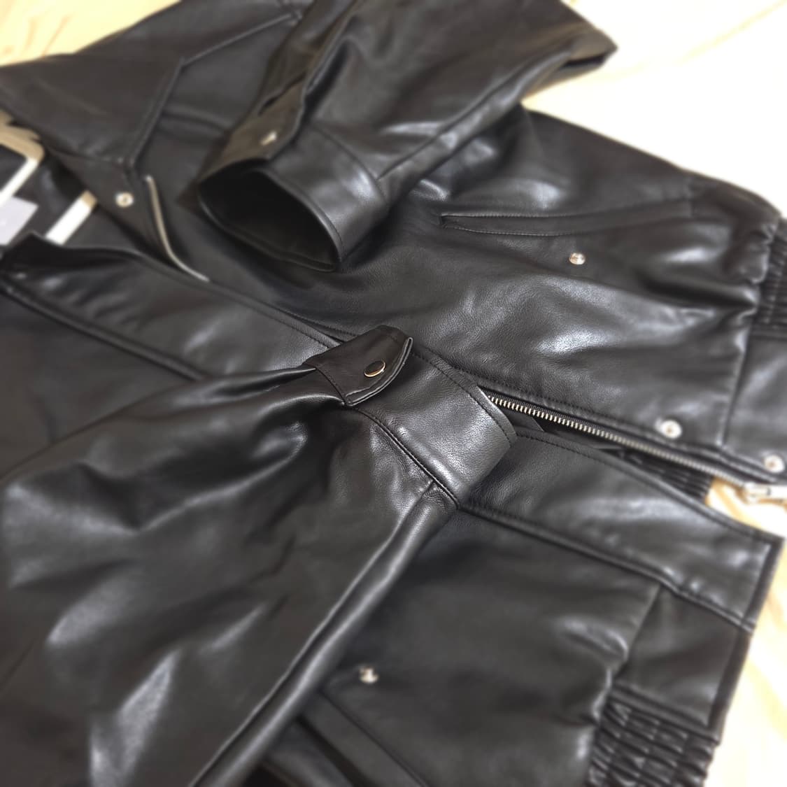 에잇세컨즈 여성 레더자켓 가죽자켓 상품이미지2