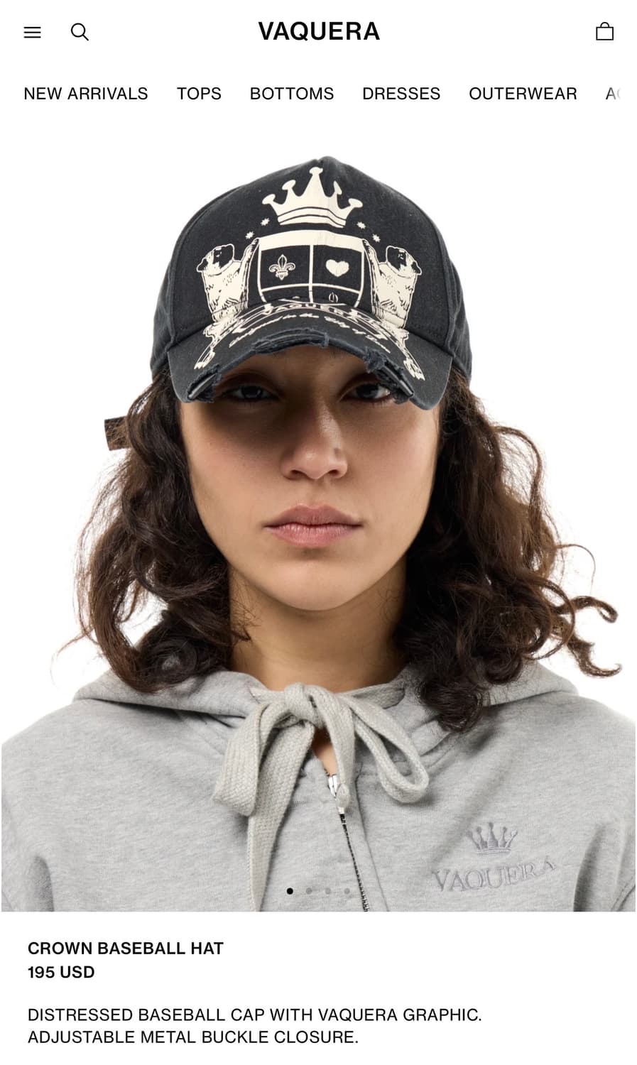 Vaquera crown 볼캡 상품이미지1