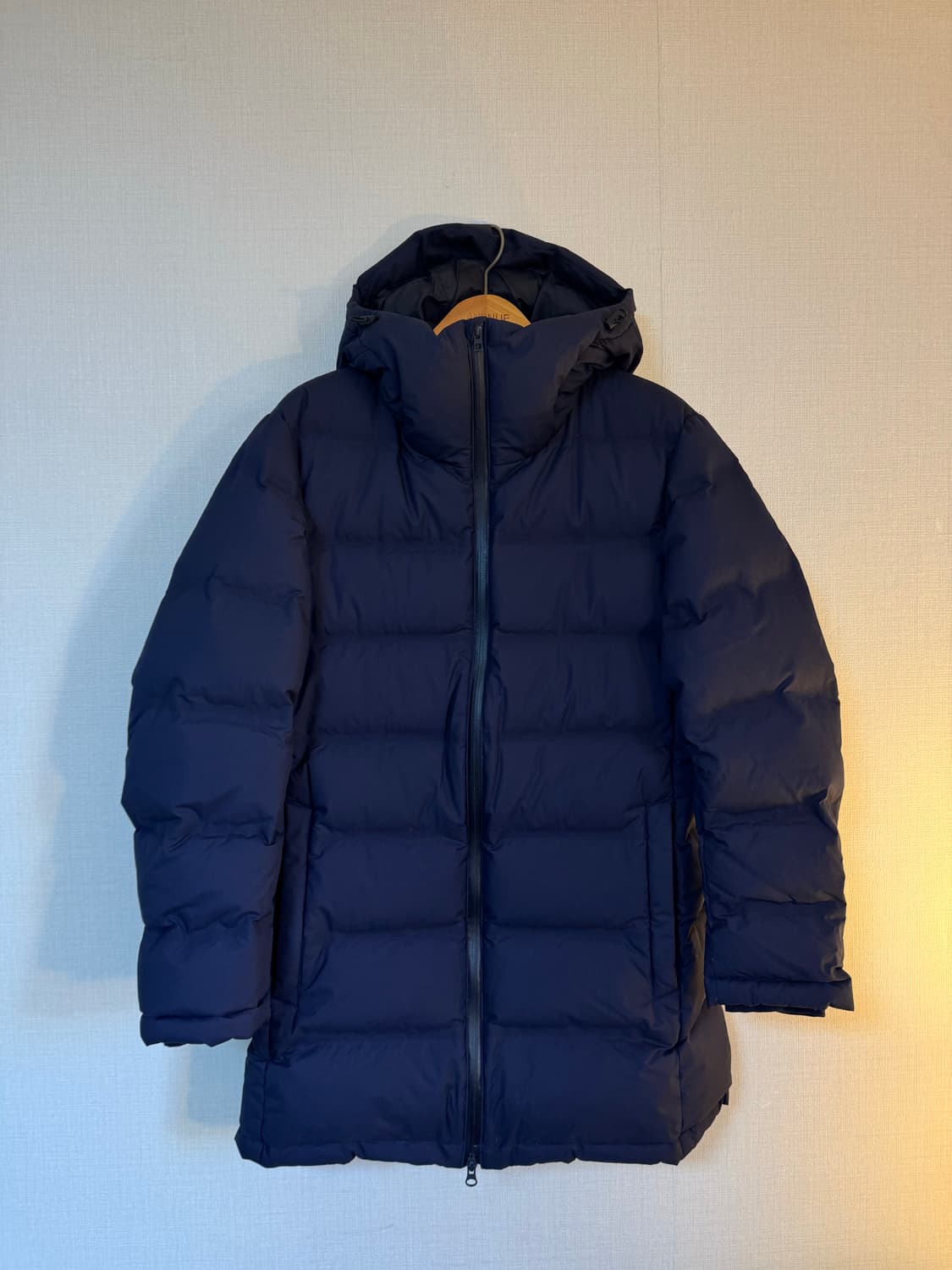 [M]유니클로 심리스 다운파카 네이비 상품이미지1