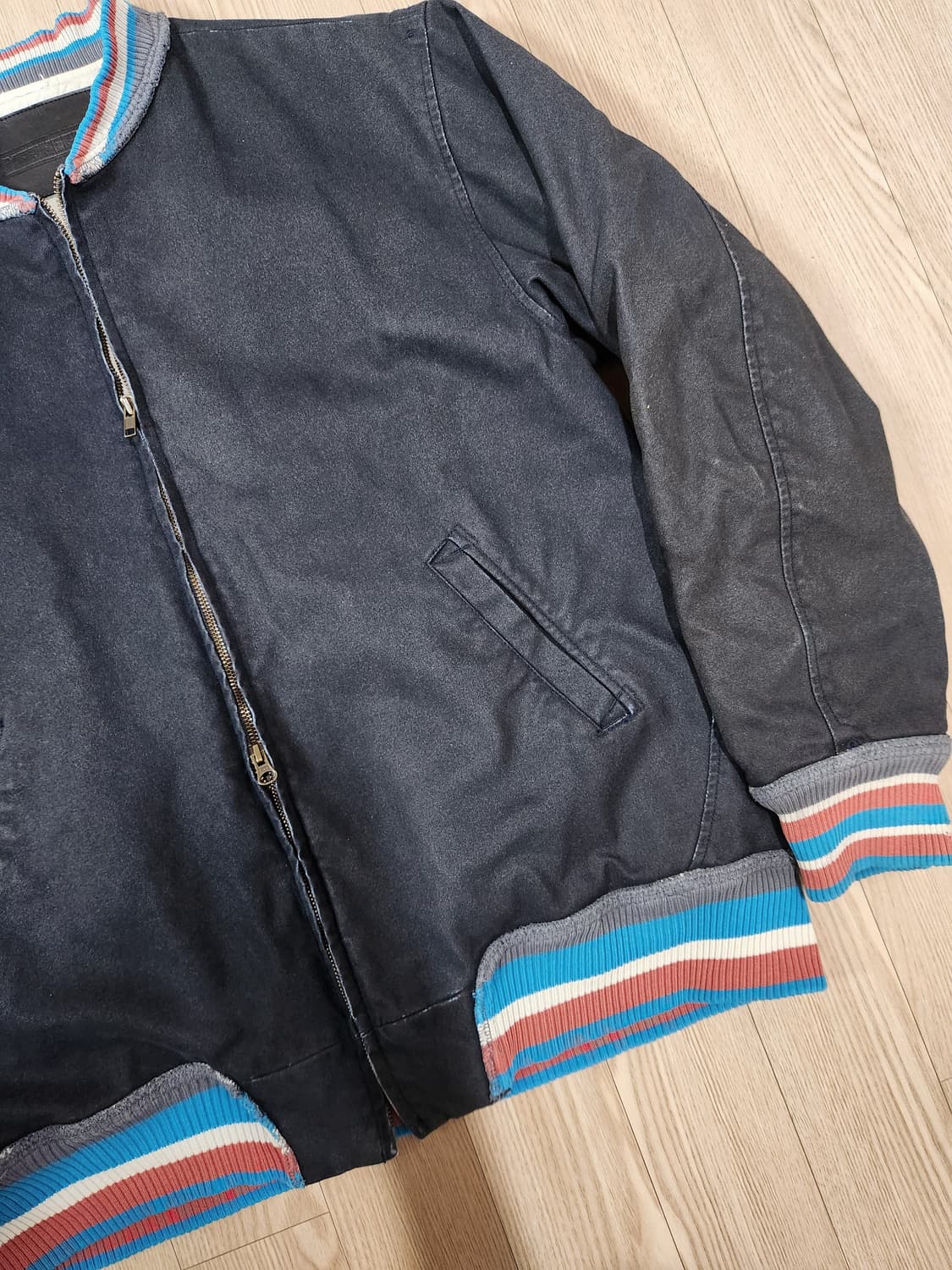 MAD HECTIC 러기드 시보리 블루종 재킷 상품이미지4