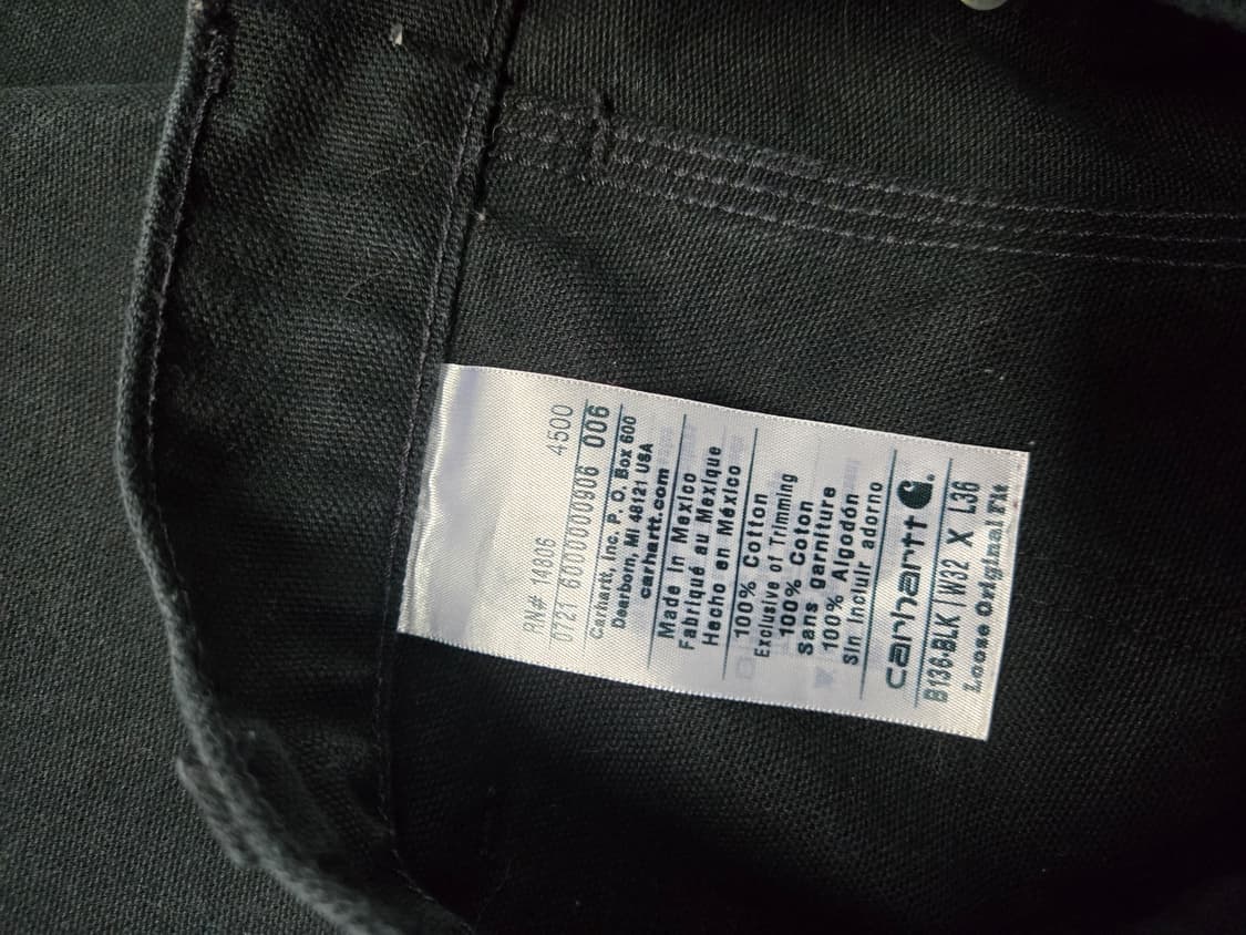 칼하트 B136 블랙 32사이즈 상품이미지3