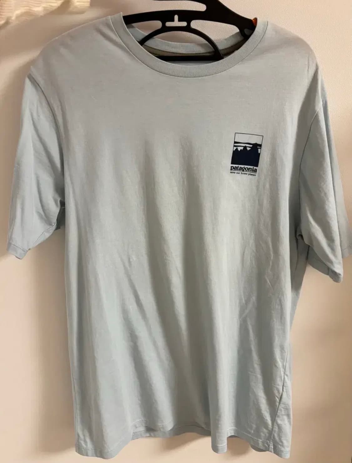 파타고니아 티셔츠 하늘색 xs 스카이블루 상품이미지1