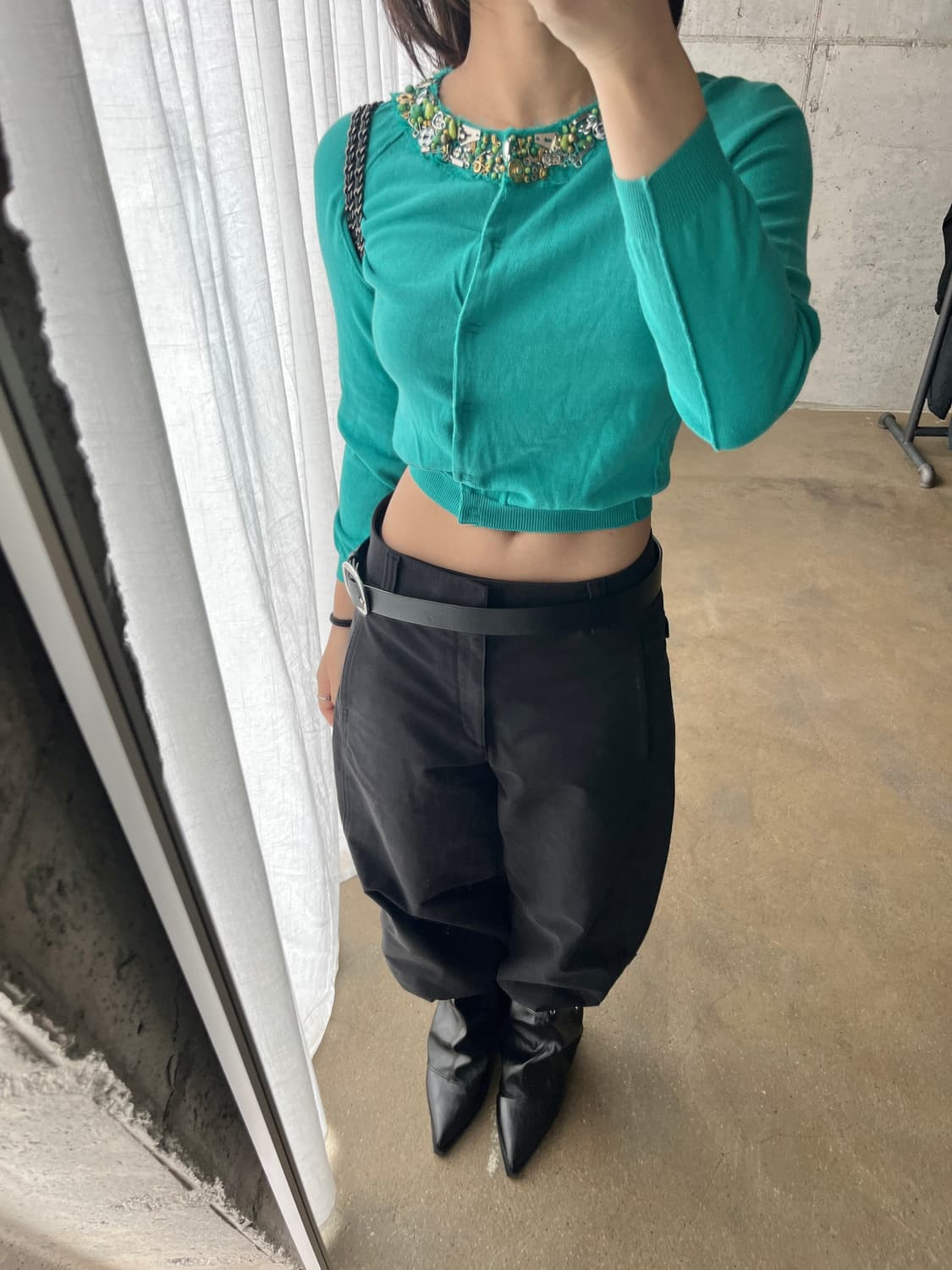 Moschino 모스키노 비디드 칼라 가디건 상품이미지7