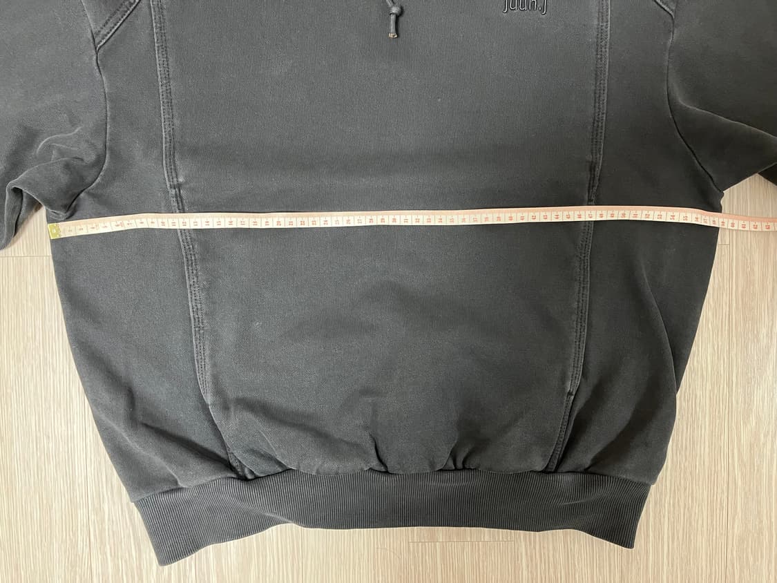 준지 23fw 코튼 스티치 가먼트다잉 후드 S 상품이미지8