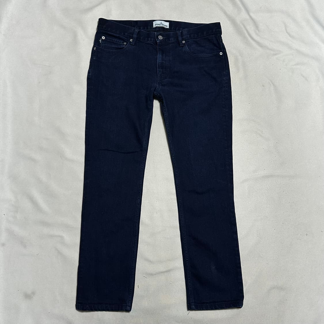 W33 스톤아일랜드 와펜 데님팬츠 상품이미지2