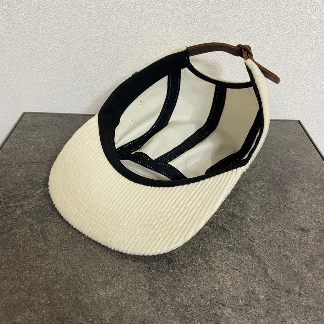 (OS) 슈프림 박스로고 캠프캡 모자 코듀로이 내츄럴 상품이미지6