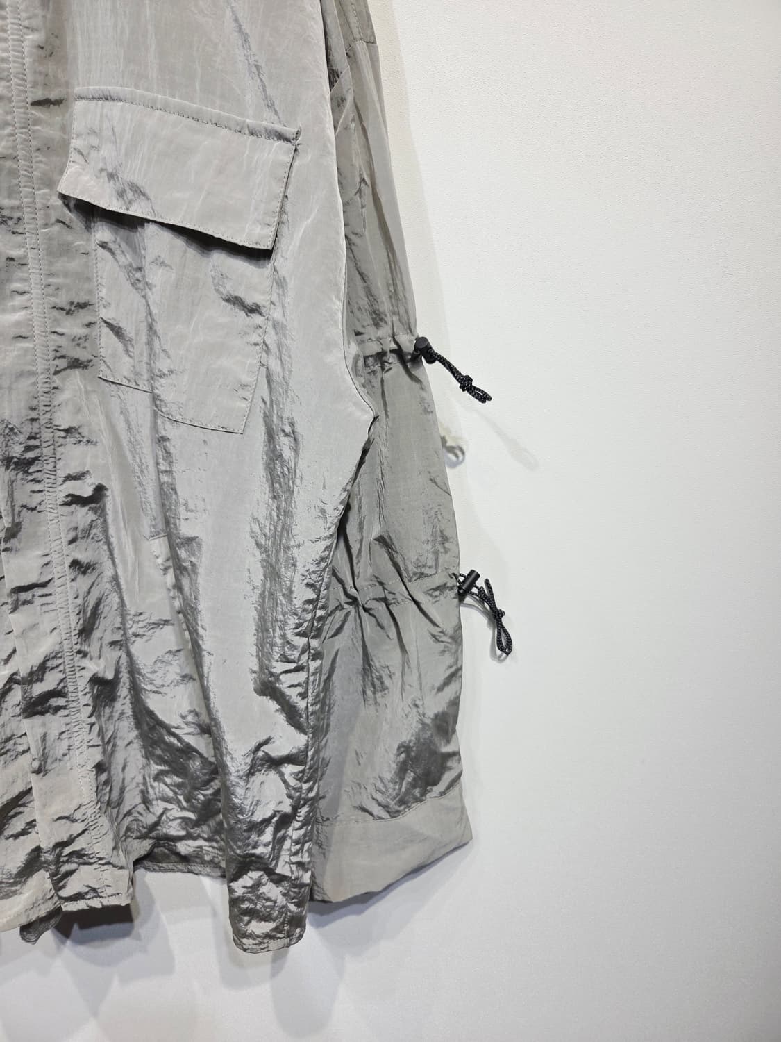 라우코하우스(Raucohouse) 소매 스트링 크링클 셔츠 자켓 상품이미지5