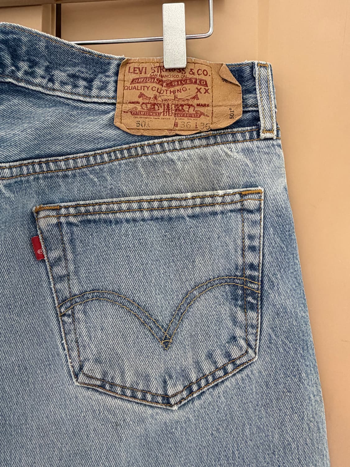리바이스 501 vtg 데님 상품이미지8