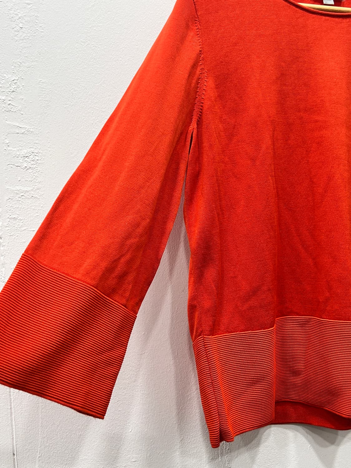 코스 COS 오렌지 릴렉스핏 코튼 니트 L 상품이미지5