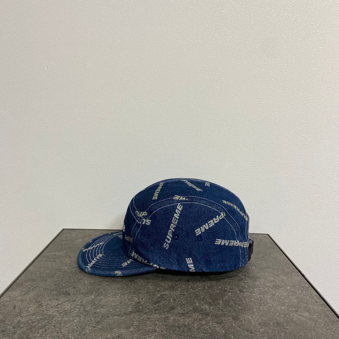 슈프림 캠프캡 모자 자카드 글리터 로고 레드 박스로고 상품이미지2