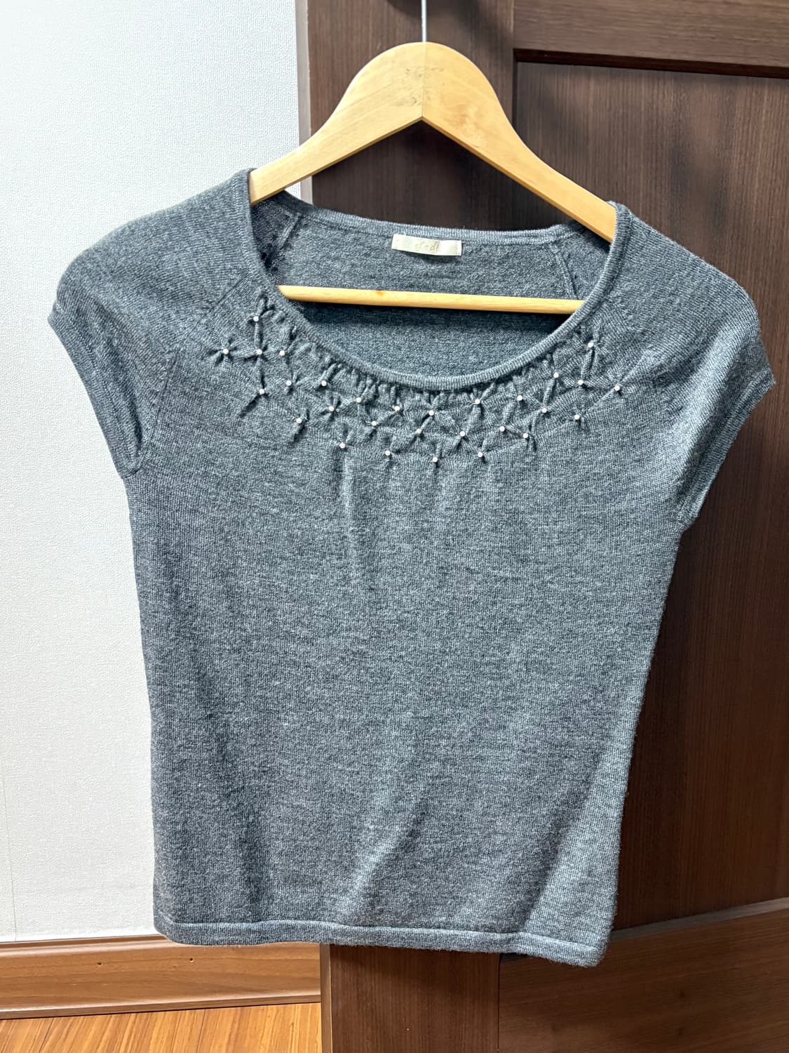 니트 슬리브리스 상품이미지1