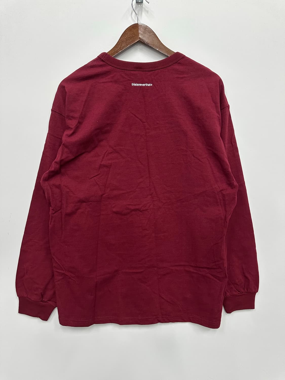 디스이즈네버댓 버건디 롱슬리브 상품이미지4